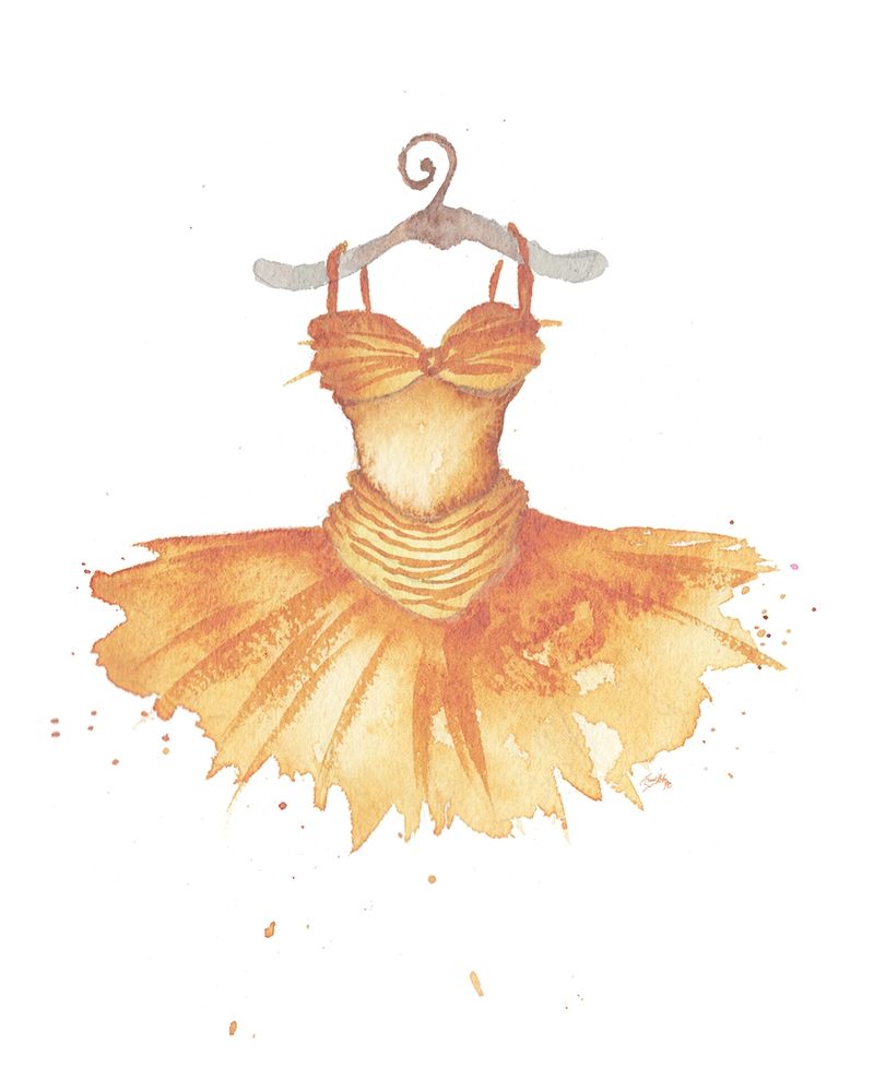 Golden Tutu art print by Elizabeth Medley for $57.95 CAD