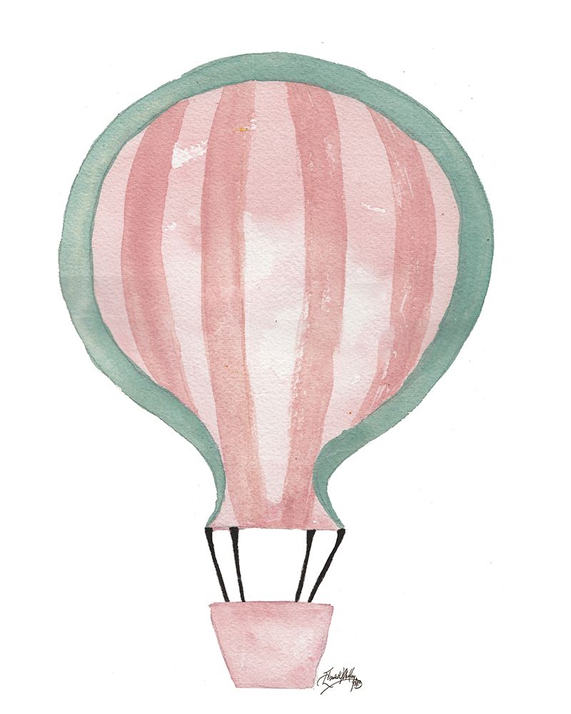 A Watermelon Balloon art print by Elizabeth Medley for $57.95 CAD
