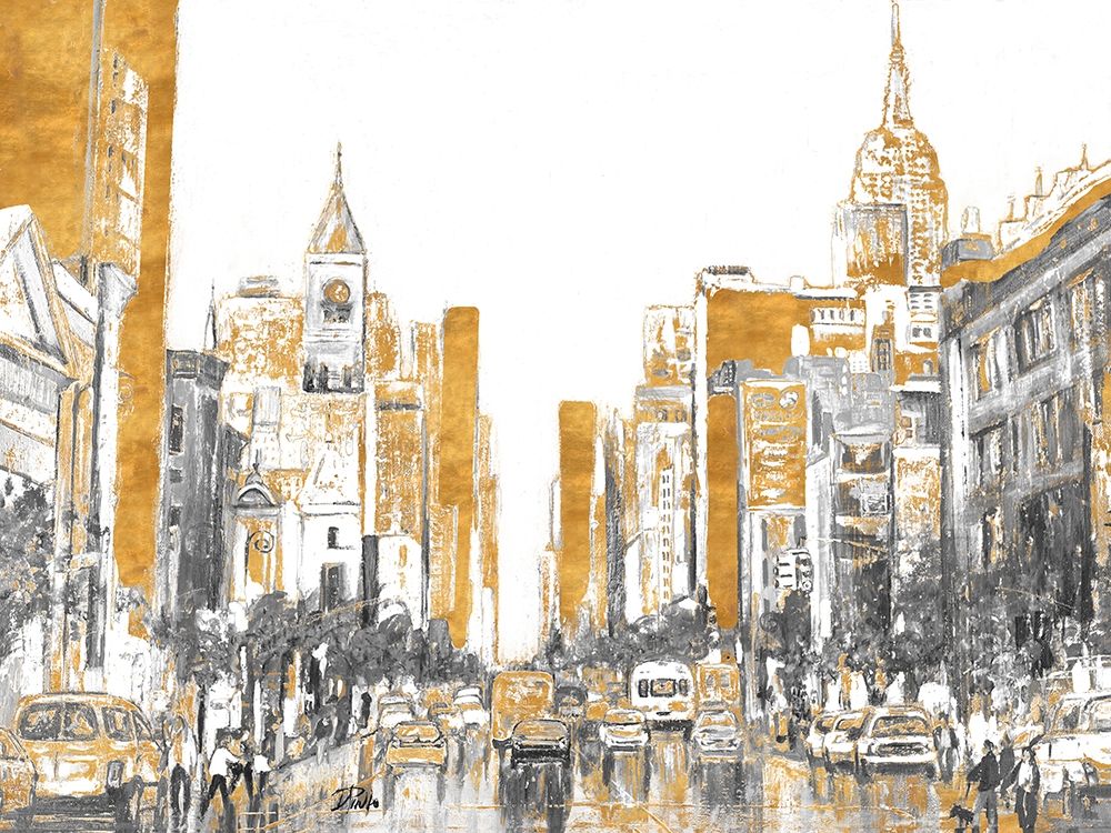 Golden City art print by Patricia Pinto for $57.95 CAD