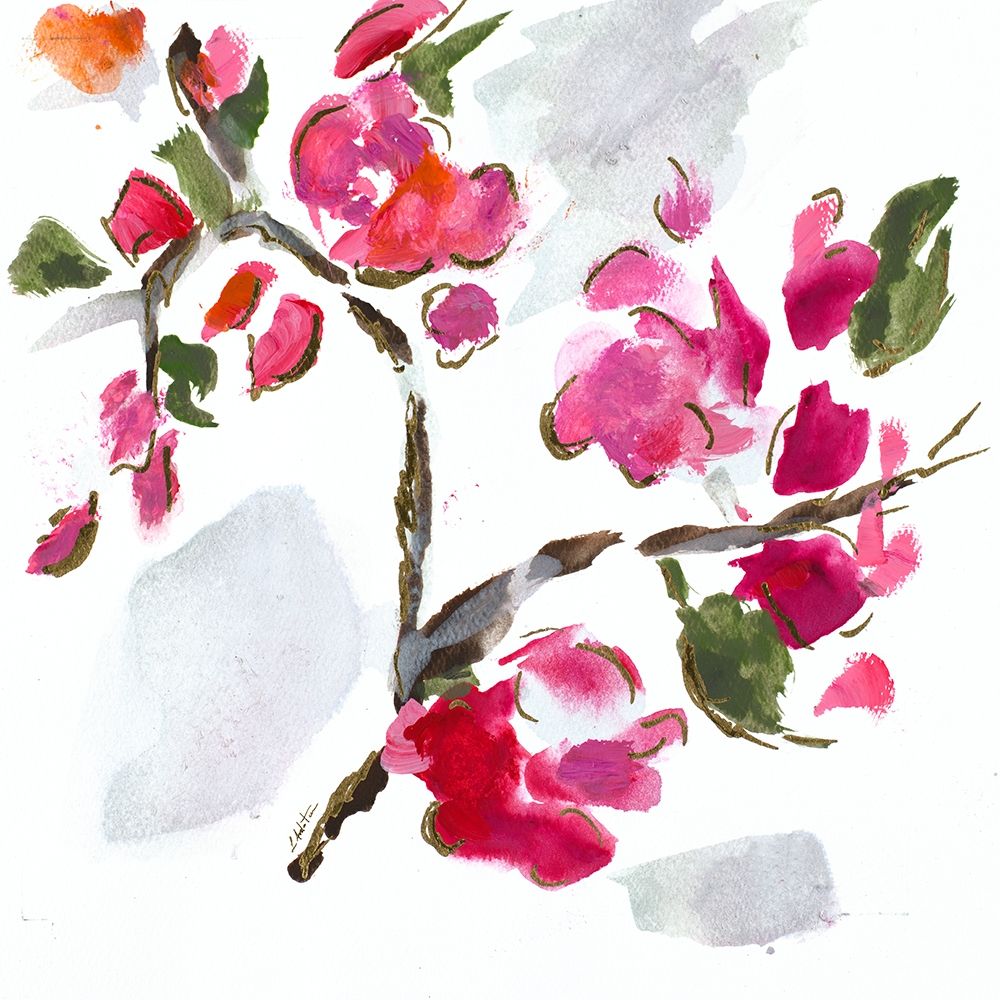 Spring Floral II art print by L. Hewitt for $57.95 CAD