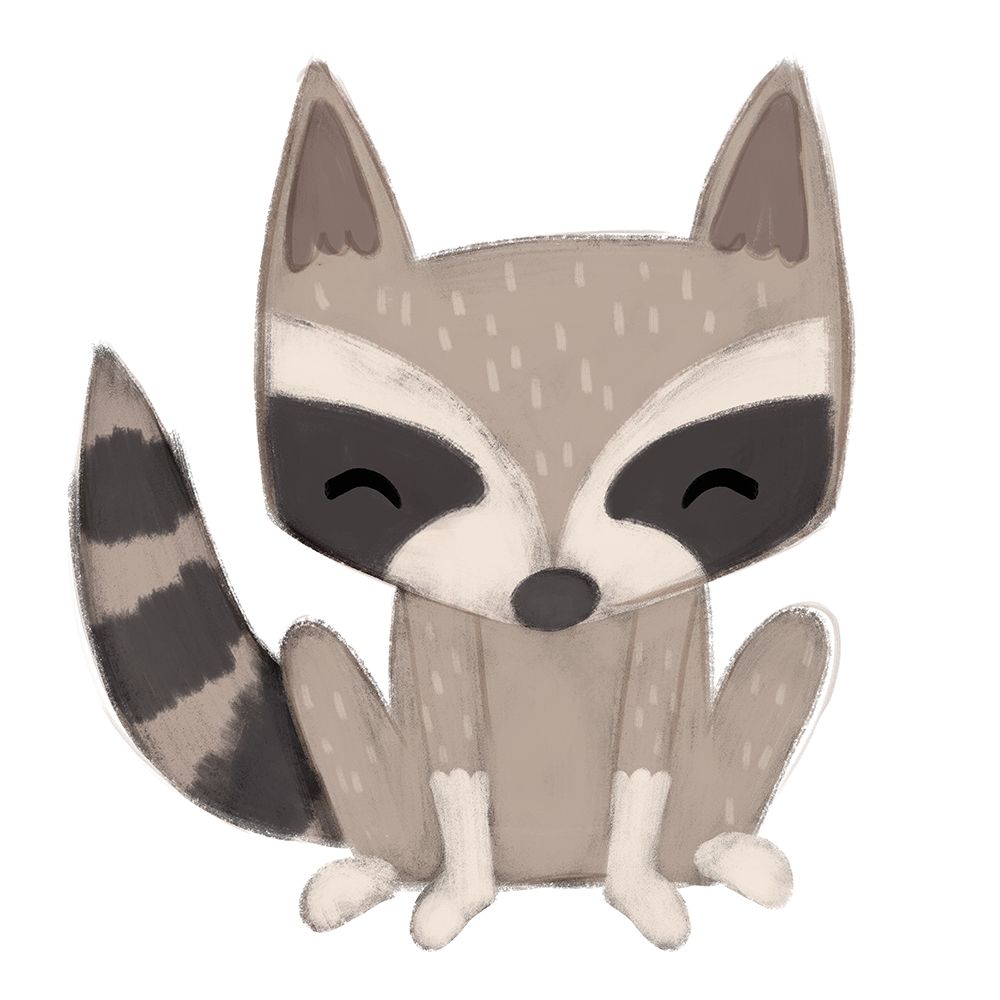 Racoon art print by Josefina for $57.95 CAD