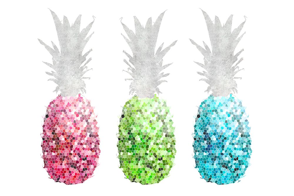 Pineapple Mosaics I art print by Andi Metz for $57.95 CAD