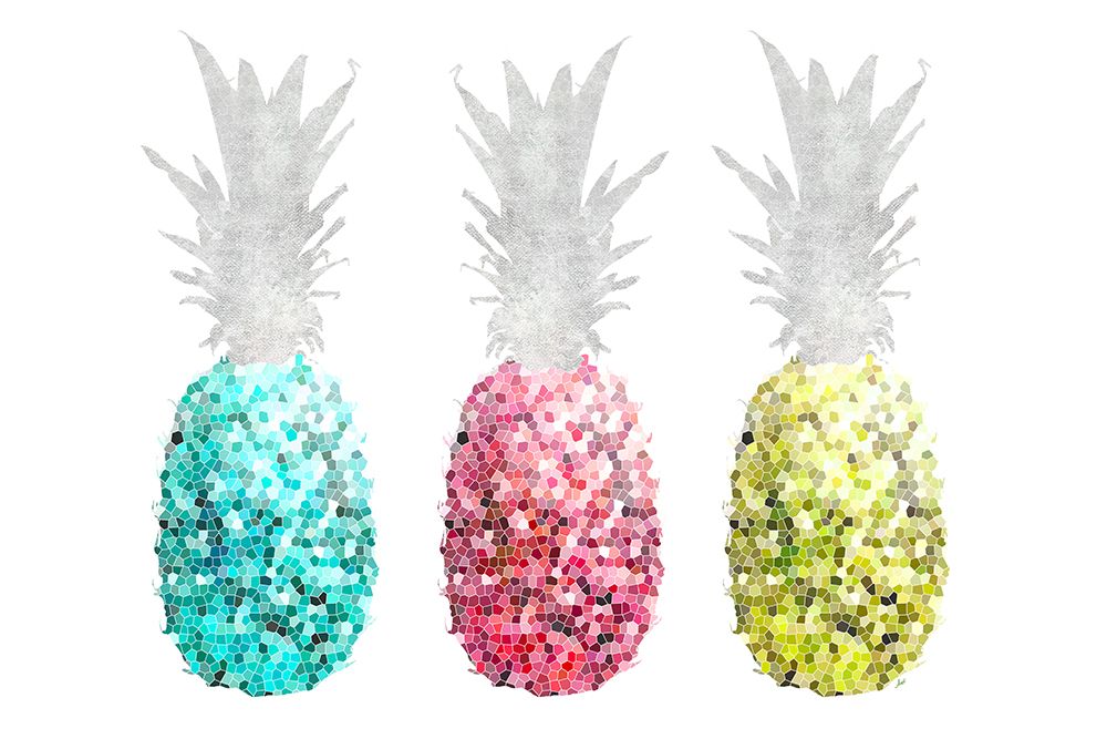 Pineapple Mosaics II art print by Andi Metz for $57.95 CAD