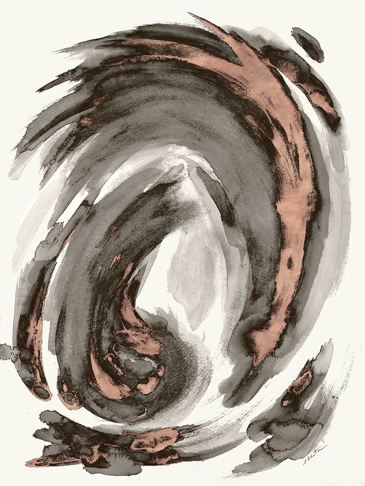 Muted Swirl I art print by L. Hewitt for $57.95 CAD