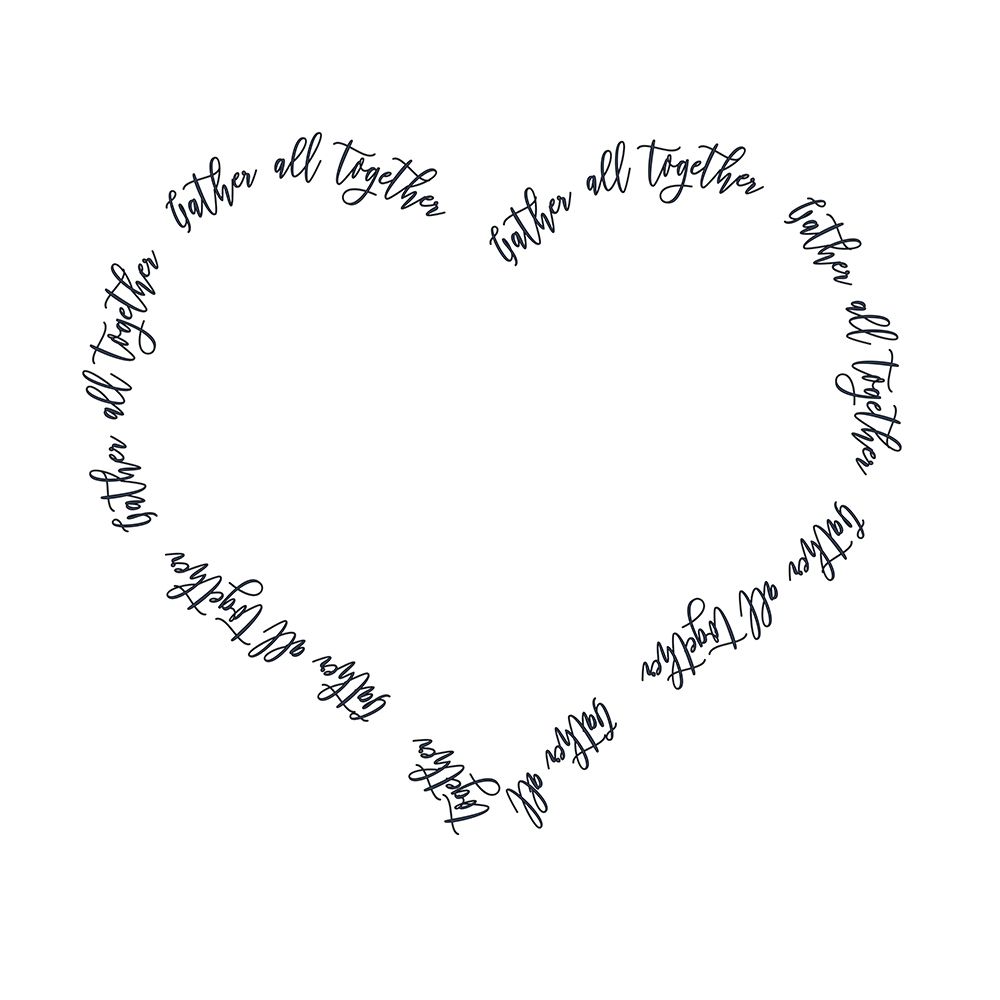 Gather All Together Heart art print by Andi Metz for $57.95 CAD