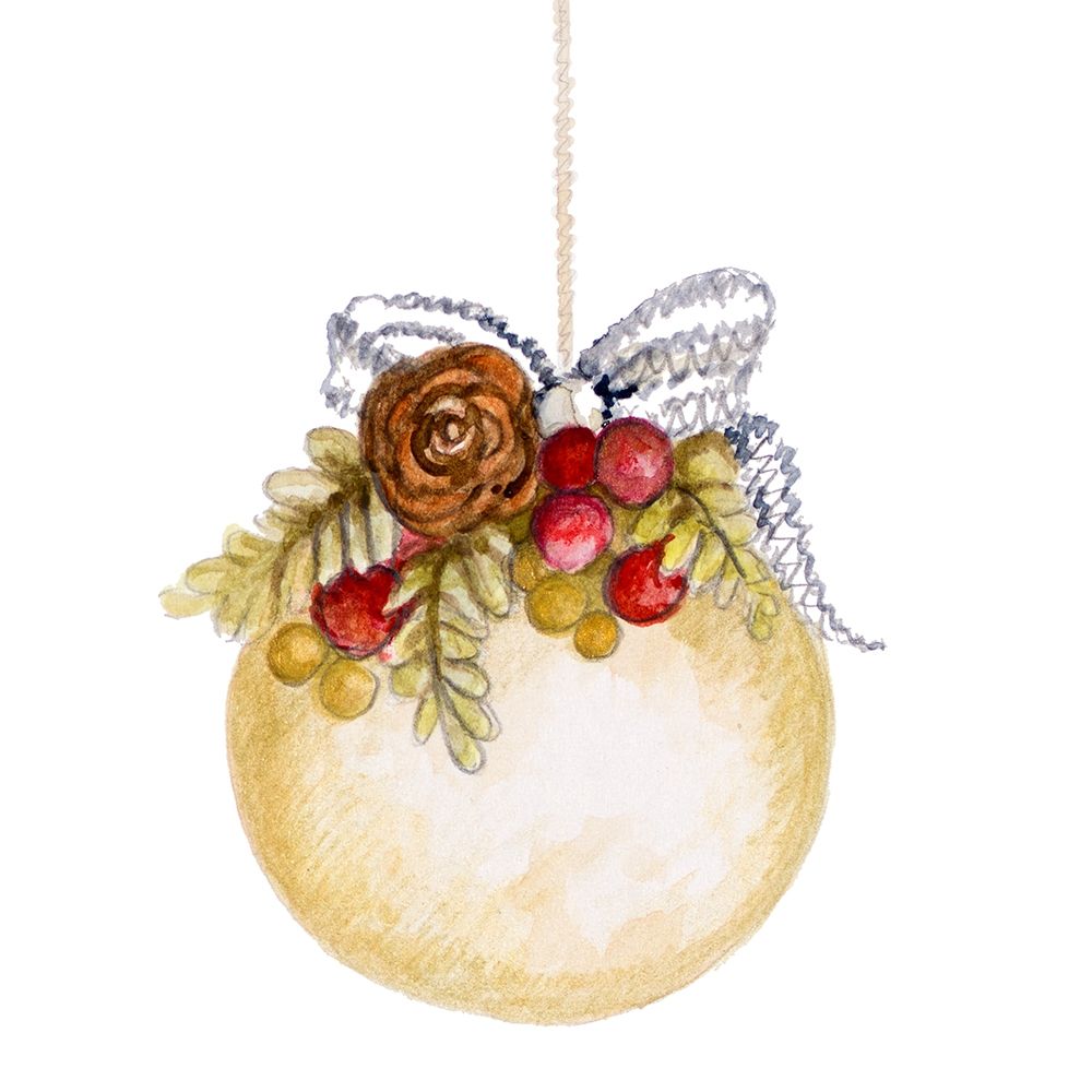 Holiday Ornament II art print by Janice Gaynor for $57.95 CAD