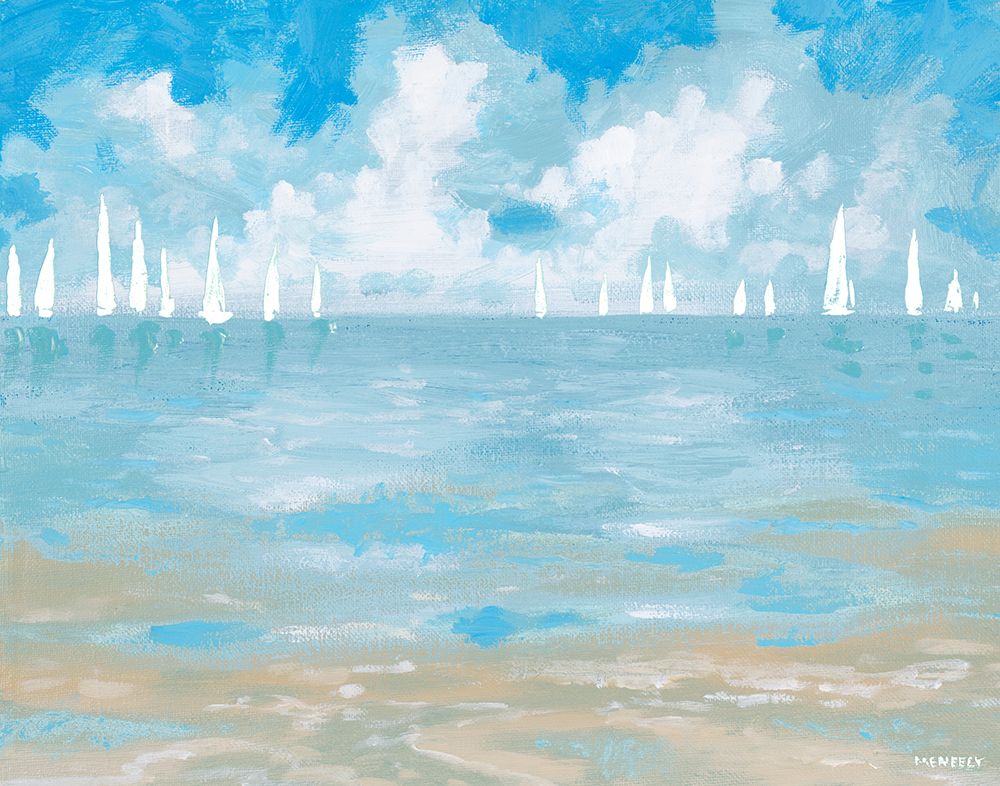Boats On The Horizon art print by Dan Meneely for $57.95 CAD
