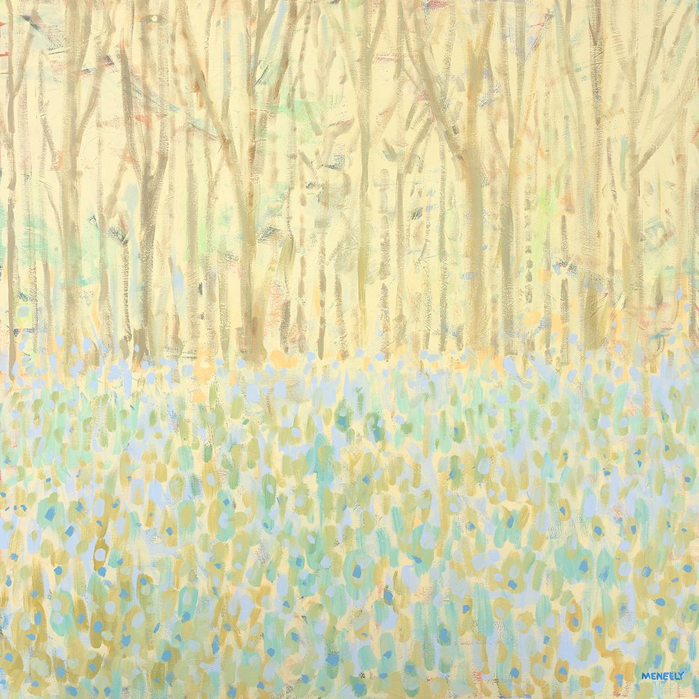 Yellow Birchwood Trees art print by Dan Meneely for $57.95 CAD