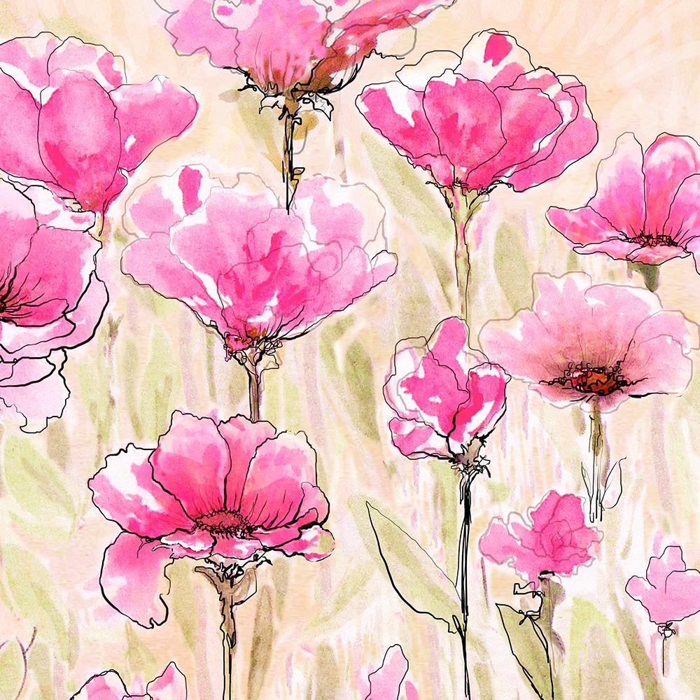 Pink Love I art print by Diannart for $57.95 CAD