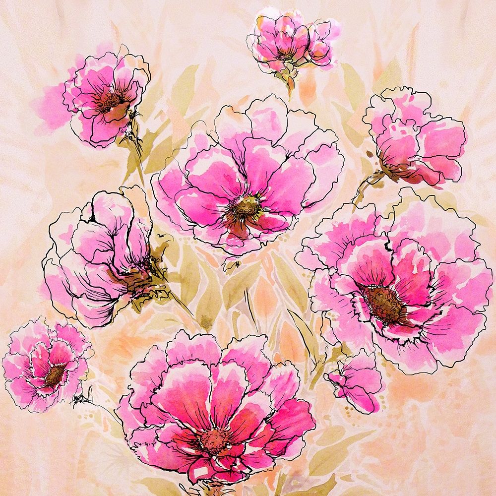 Pink Love II art print by Diannart for $57.95 CAD