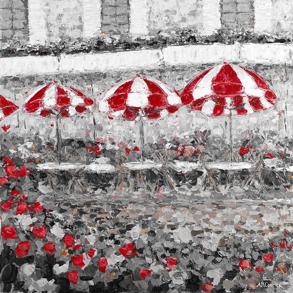 Splash of Red in Paris II art print by Ann Marie Coolick for $57.95 CAD