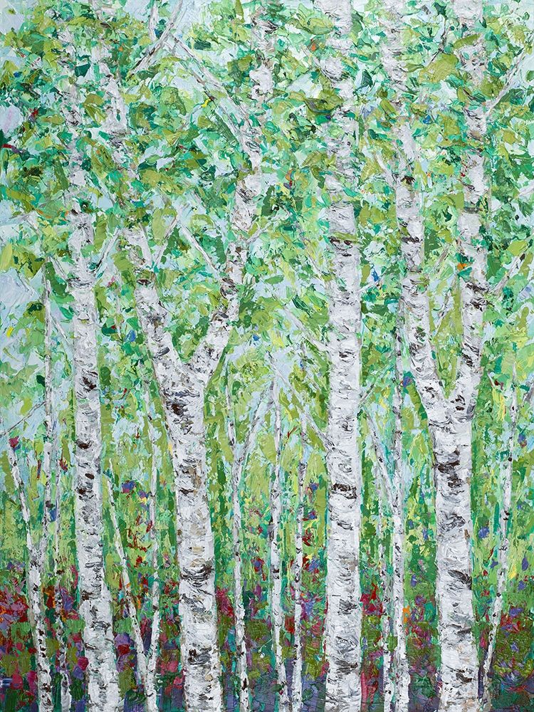 Green Birchwood II art print by Ann Marie Coolick for $57.95 CAD