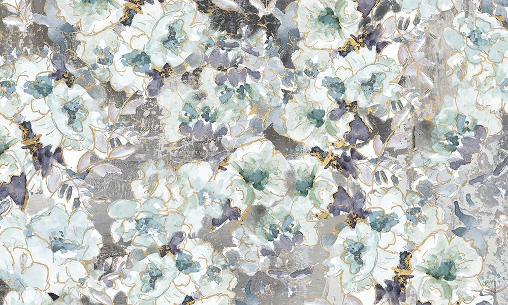 Winter Floral Fabric Pattern art print by Patricia Pinto for $57.95 CAD