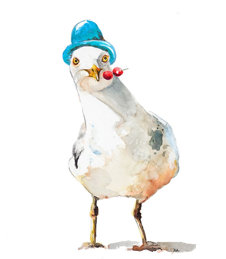 Silly Seagull art print by Patricia Pinto for $57.95 CAD