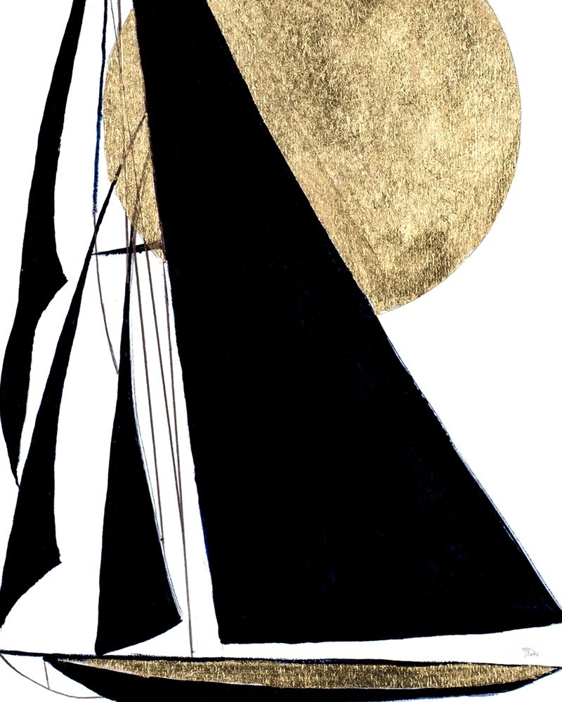 Midnight Black Sailing art print by Patricia Pinto for $57.95 CAD