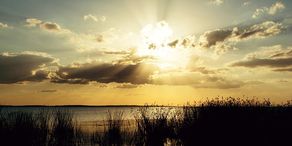 Sunset Over Water art print by Debbie ODell for $57.95 CAD