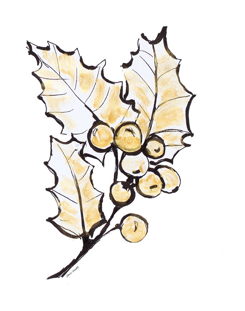 Holly with Berries II art print by Lanie Loreth for $57.95 CAD