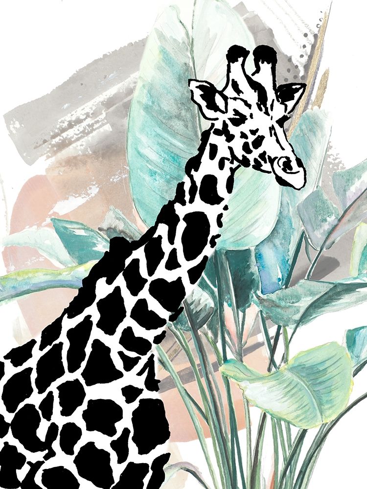 Tropical Giraffe art print by Patricia Pinto for $57.95 CAD