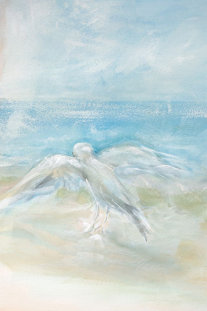 Flying Seagull art print by Diannart for $57.95 CAD
