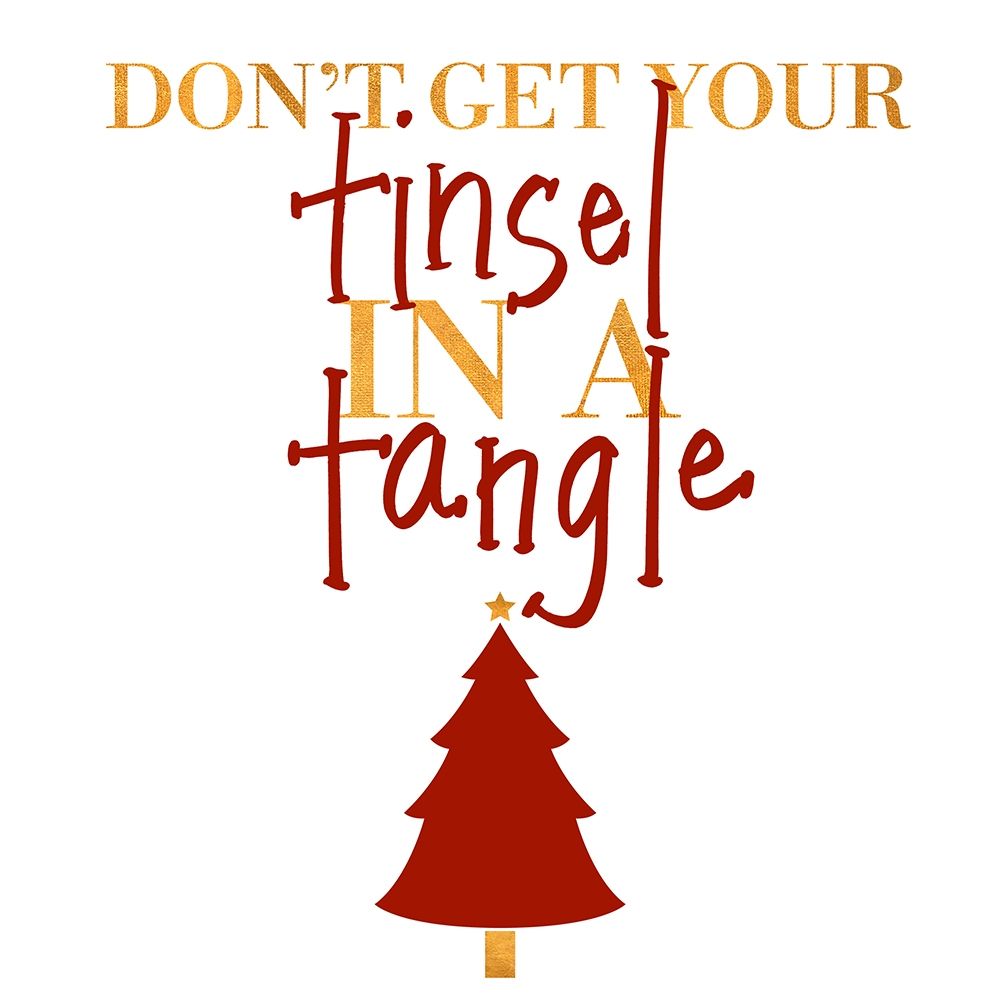 Tinsel in a Tangle art print by SD Graphics Studio for $57.95 CAD