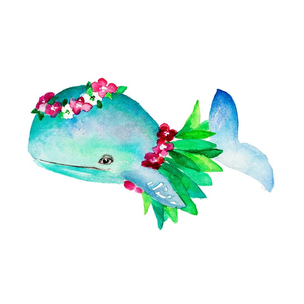 Hula Whale art print by Lanie Loreth for $57.95 CAD