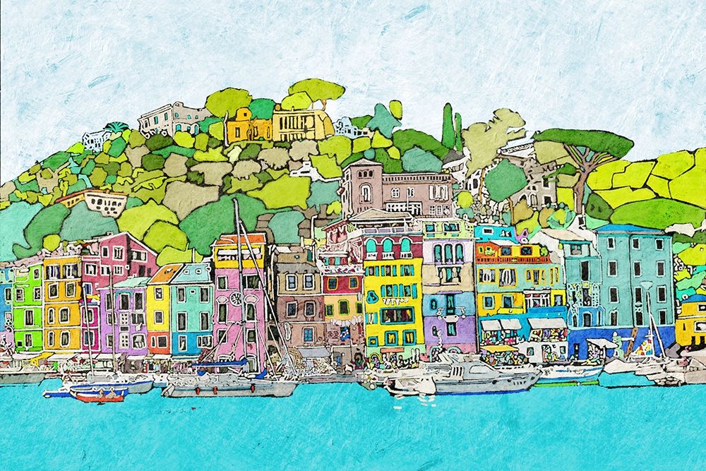 Coastal City art print by Ynon Mabat for $57.95 CAD