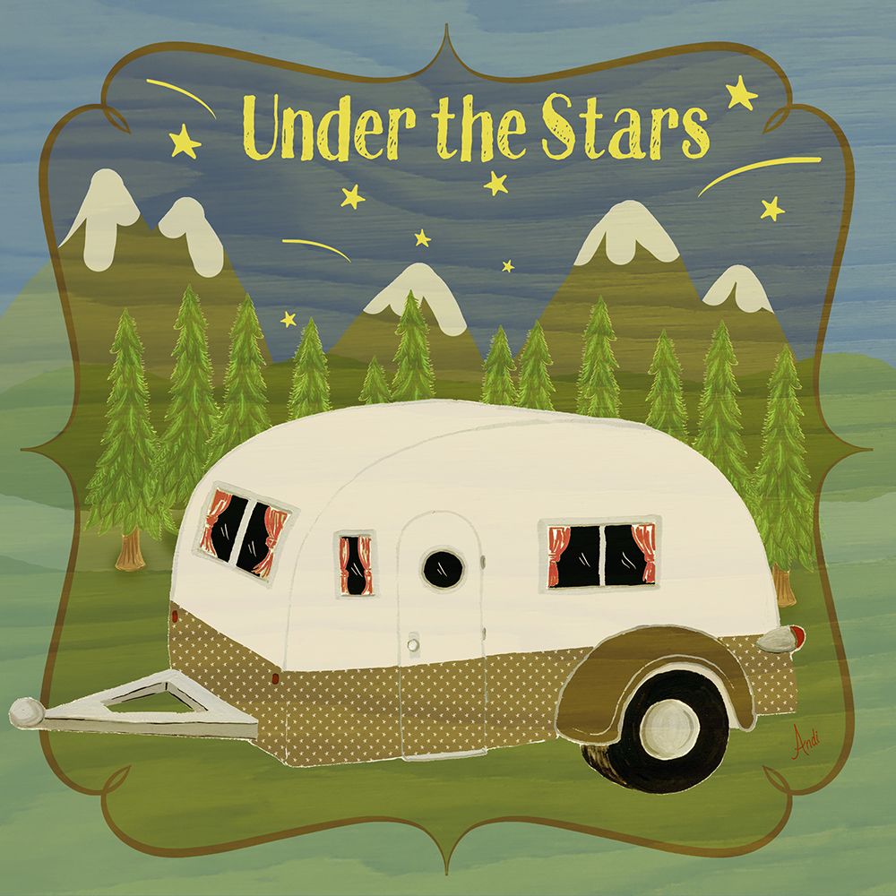 Camping IV art print by Andi Metz for $57.95 CAD