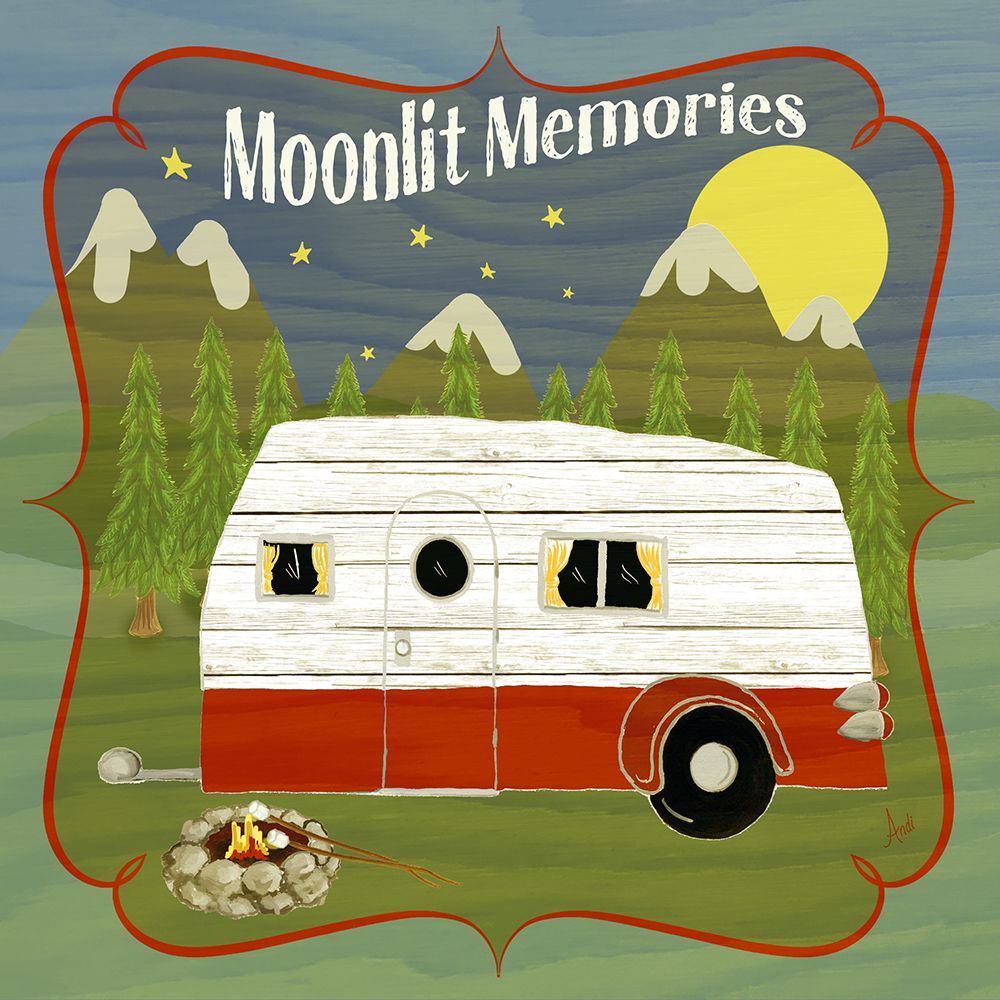 Camping II art print by Andi Metz for $57.95 CAD