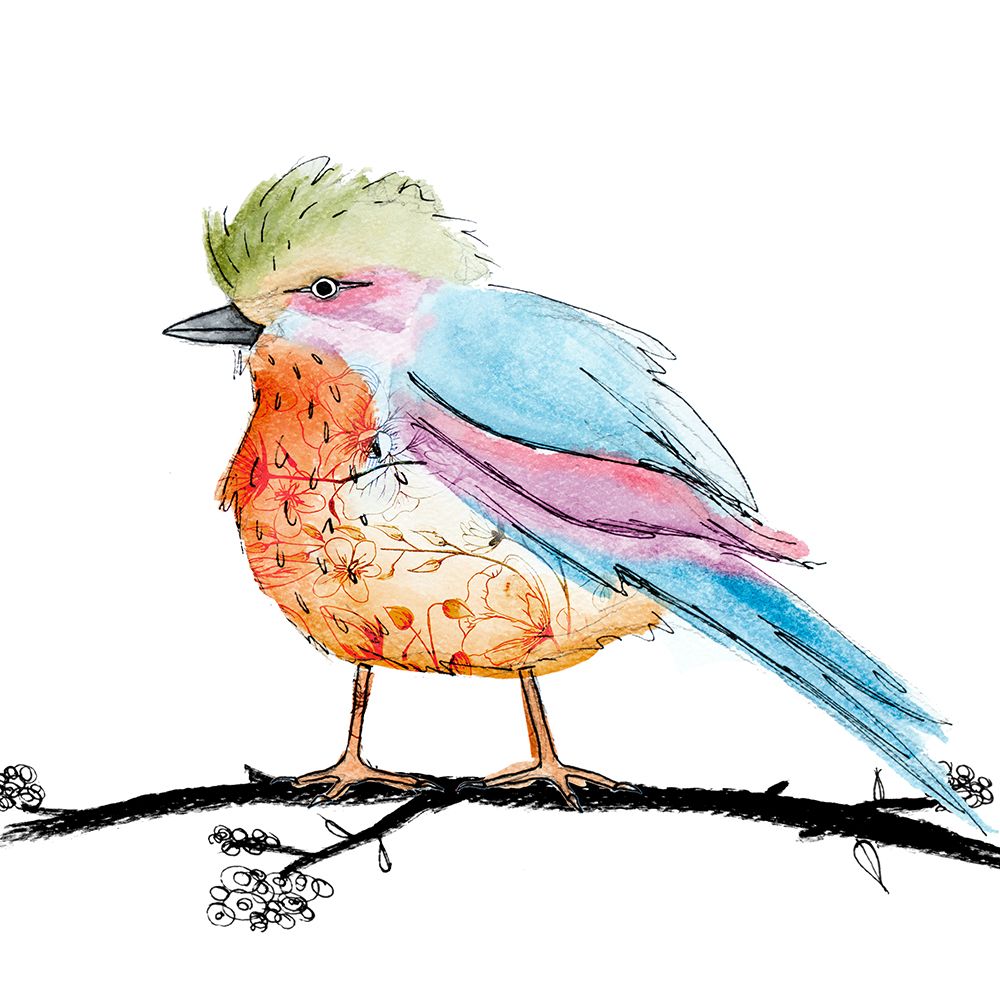 Bright Bird II art print by SD Graphics Studio for $57.95 CAD