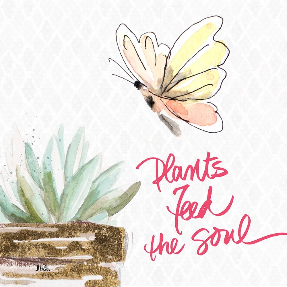 Plants Feed the Soul art print by Patricia Pinto for $57.95 CAD