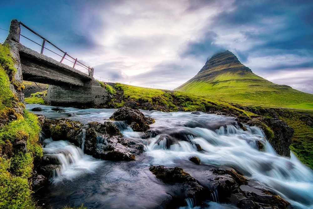 An Evening at Kirkjufellfoss art print by Andy Amos for $57.95 CAD