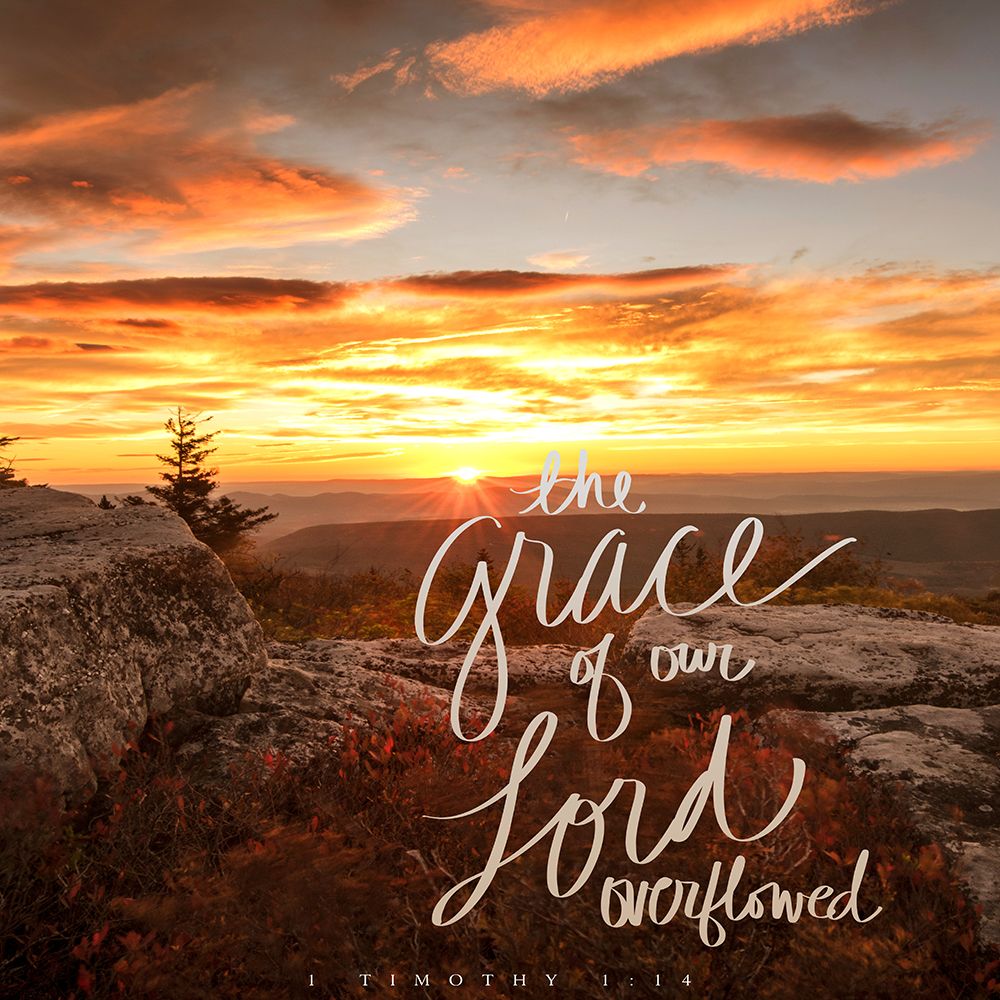 The Grace of Our Lord Overflowed art print by Andy Amos for $57.95 CAD