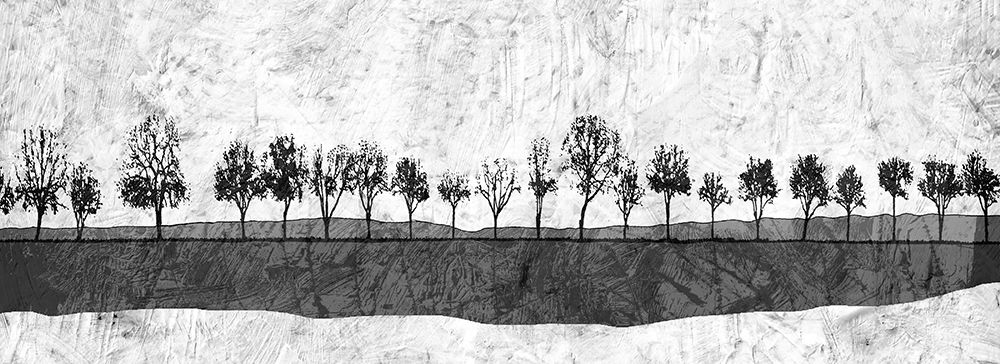 Dark Ink Trees art print by Ynon Mabat for $57.95 CAD