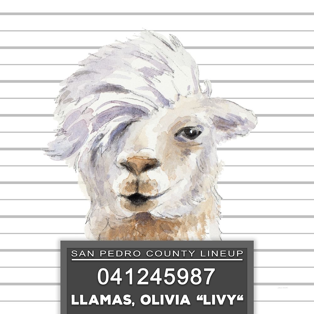 Llamas Livy art print by Lanie Loreth for $57.95 CAD