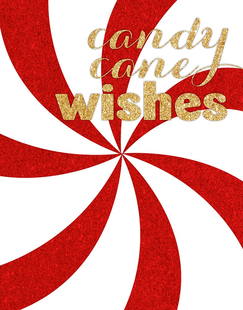 Candy Cane Wishes art print by SD Graphics Studio for $57.95 CAD