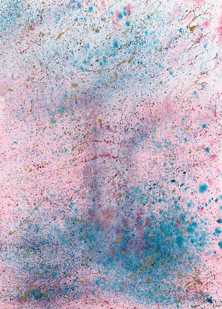 Pink and Blue Splash art print by Amaya for $57.95 CAD