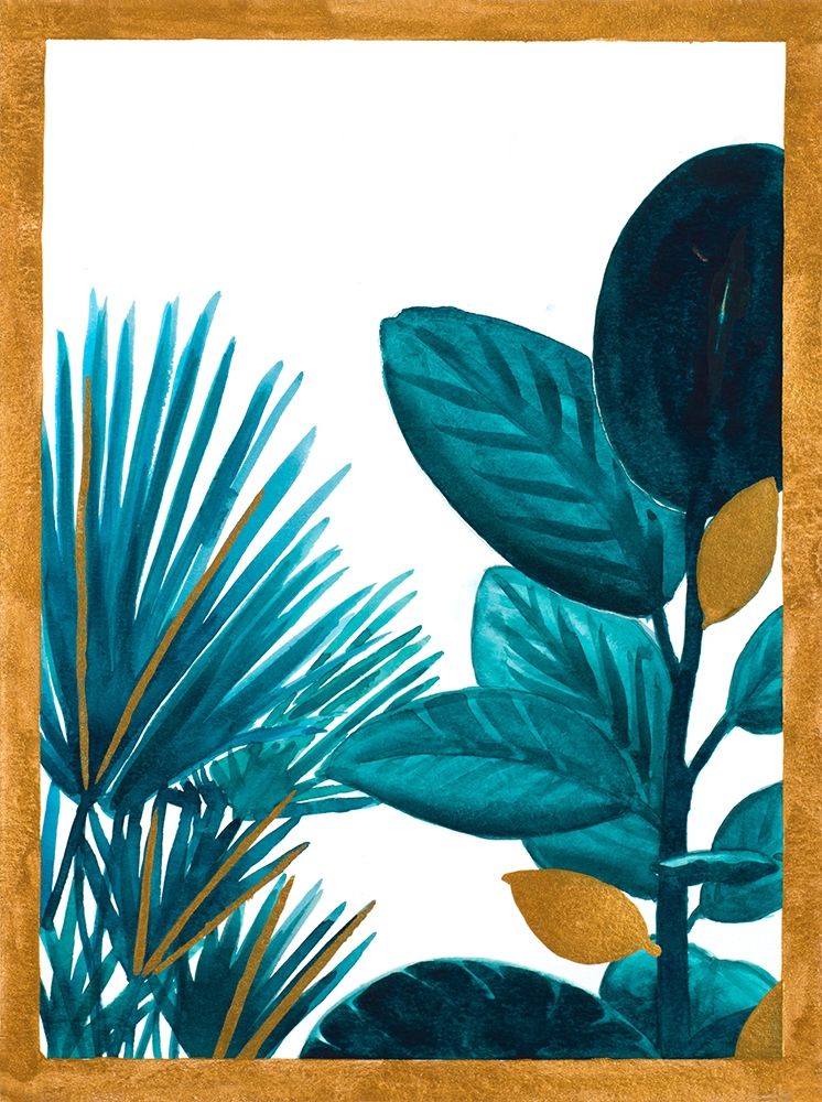 Mystery Teals art print by Amaya for $57.95 CAD