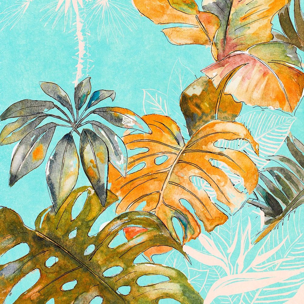 Palma Selvas on Blue I art print by Patricia Pinto for $57.95 CAD