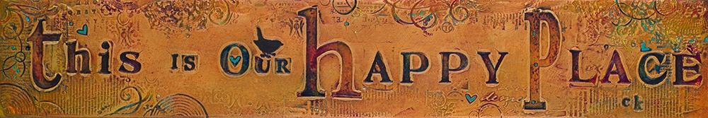 This is our Happy Place art print by Carolyn Kinnison for $57.95 CAD