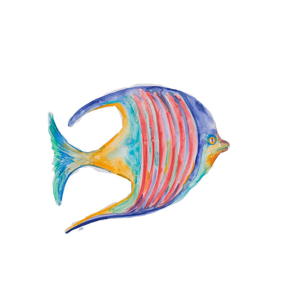Swim with the Fish III art print by Julie DeRice for $57.95 CAD