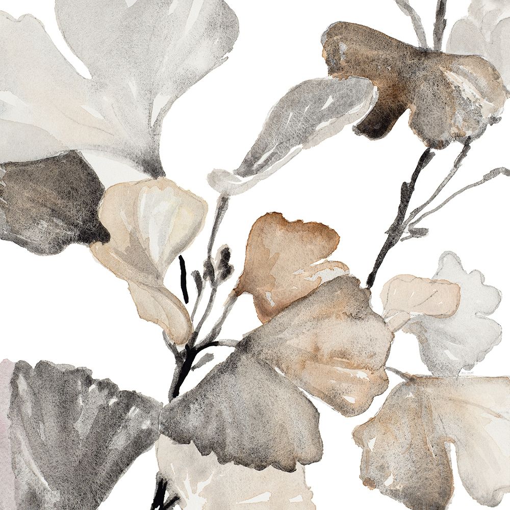 Neutral Ginko Stems II art print by Lanie Loreth for $57.95 CAD