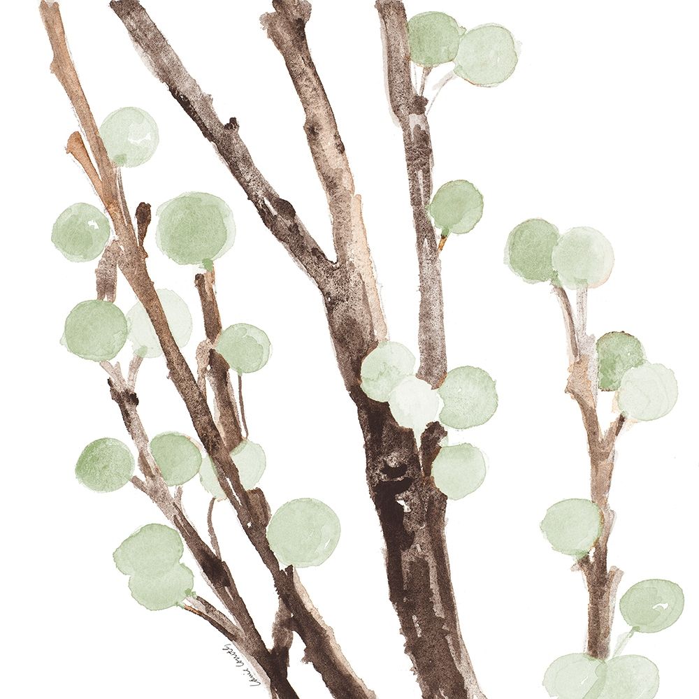 Mint Berry Stems art print by Lanie Loreth for $57.95 CAD
