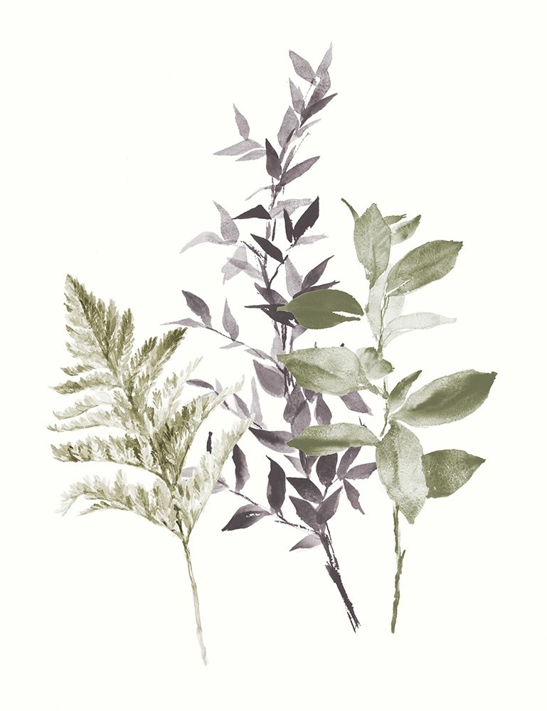 Tonal Leaves I art print by Lanie Loreth for $57.95 CAD