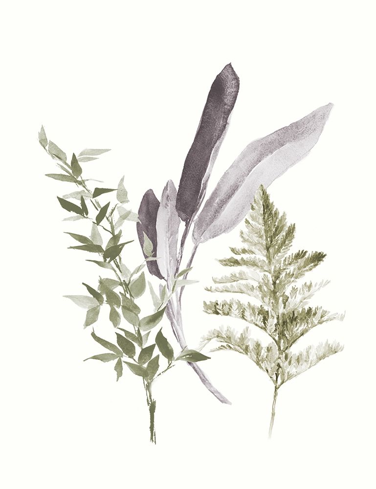 Tonal Leaves II art print by Lanie Loreth for $57.95 CAD