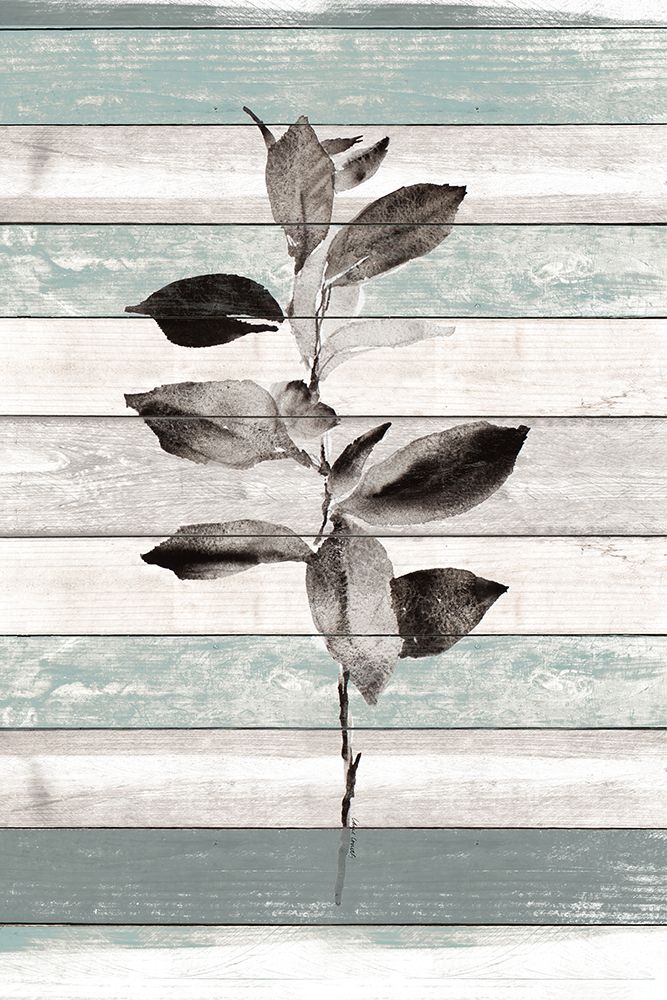 Tonal Leaves on Wood III art print by Lanie Loreth for $57.95 CAD