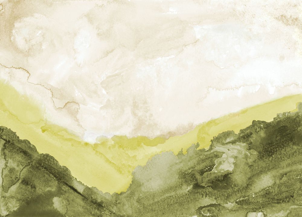 Washed Green Landscape art print by B. Danelle for $57.95 CAD