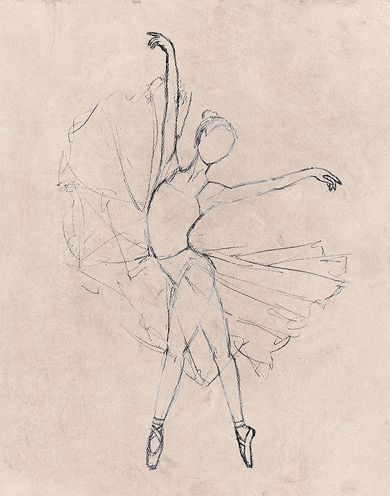Monochrome Ballerina art print by SD Graphics Studio for $57.95 CAD