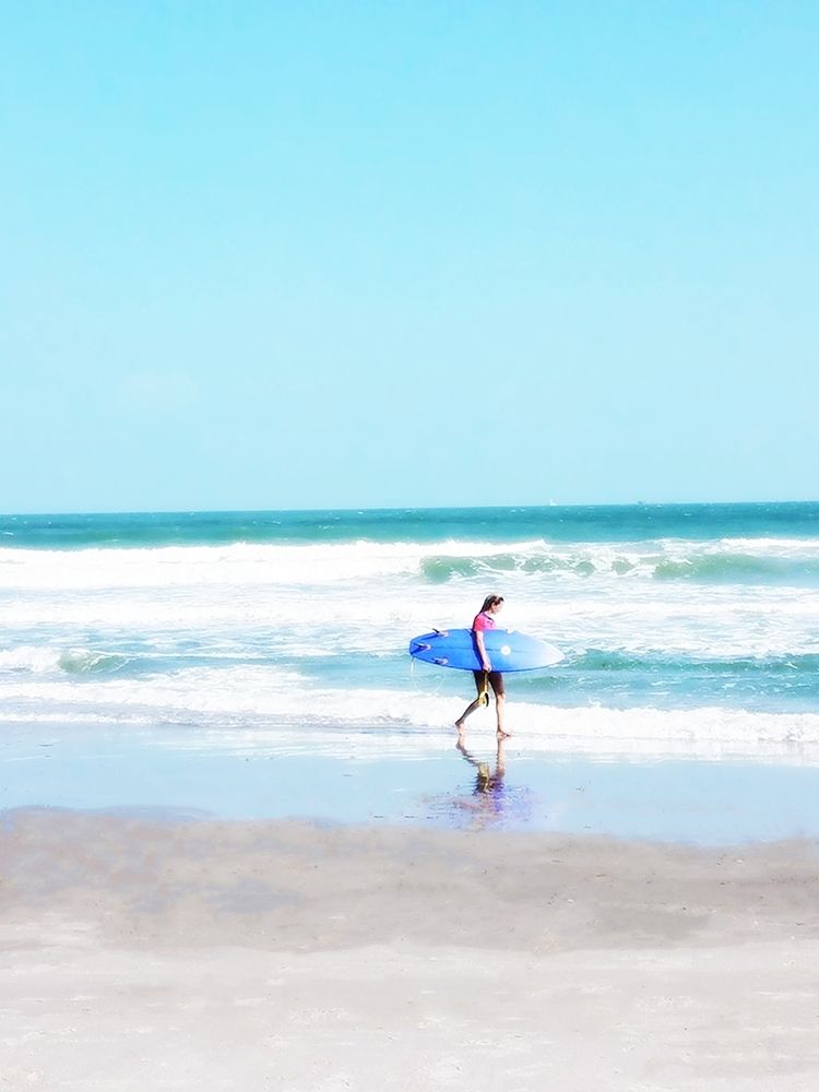 East Coast Surf Girl art print by Kali Wilson for $57.95 CAD