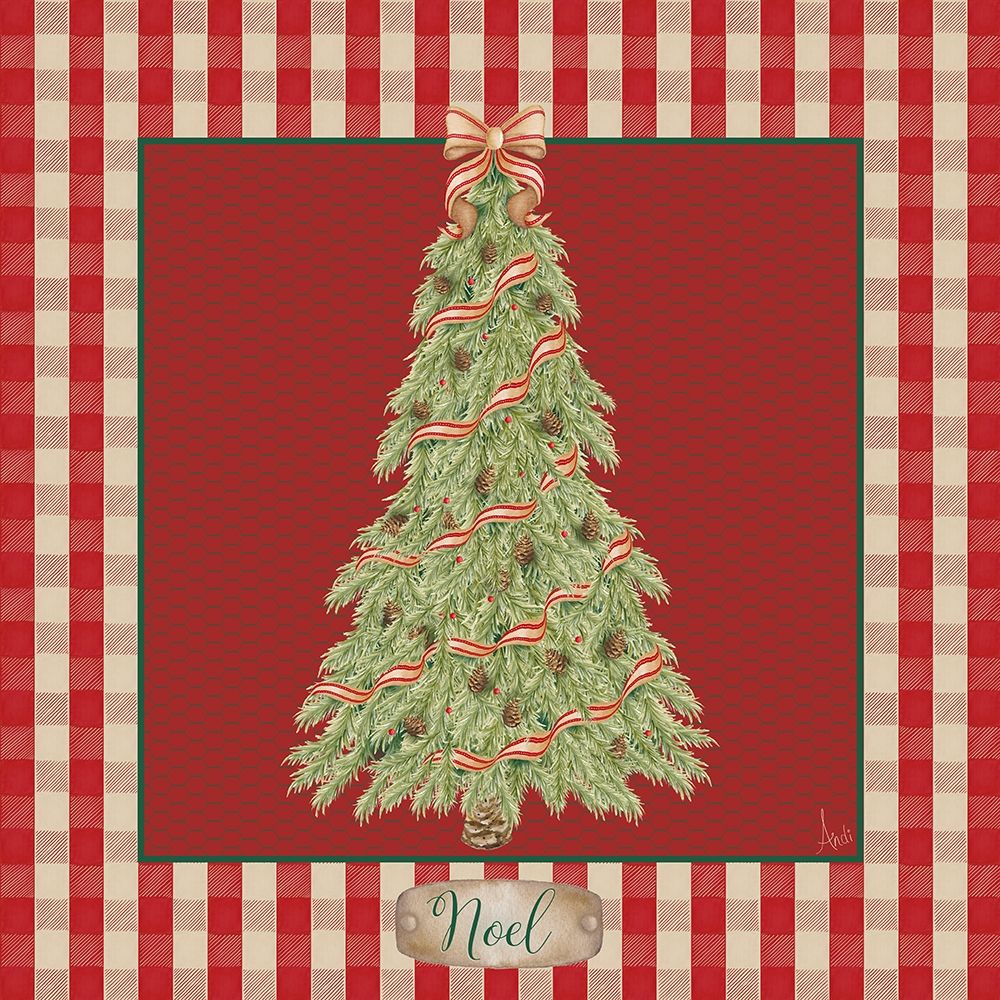 Hometown Christmas I art print by Andi Metz for $57.95 CAD