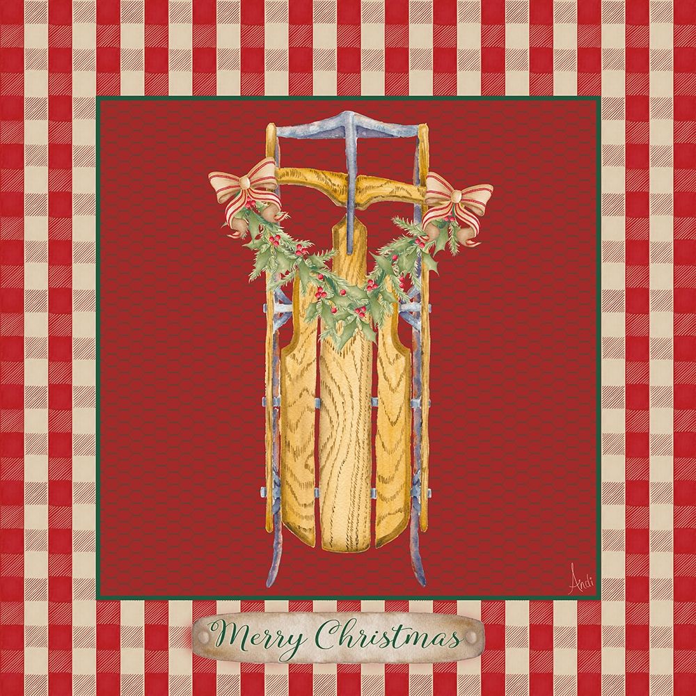 Hometown Christmas IV art print by Andi Metz for $57.95 CAD